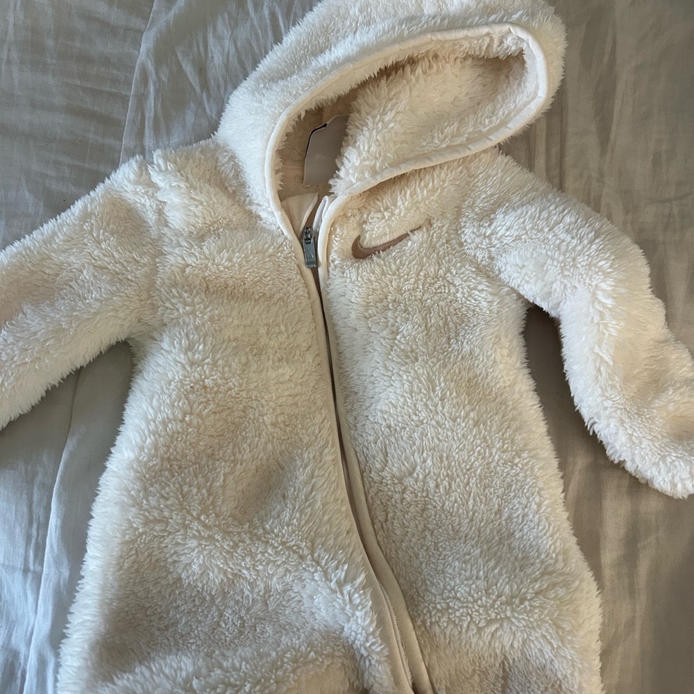 Nike Cream Cozy Footies One Piece